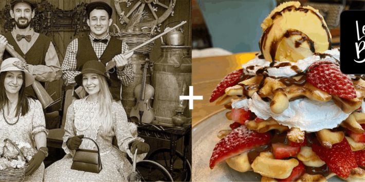 Le Bari Café – Waffle Tower + Foto Antiga – TOP OFERTAS
