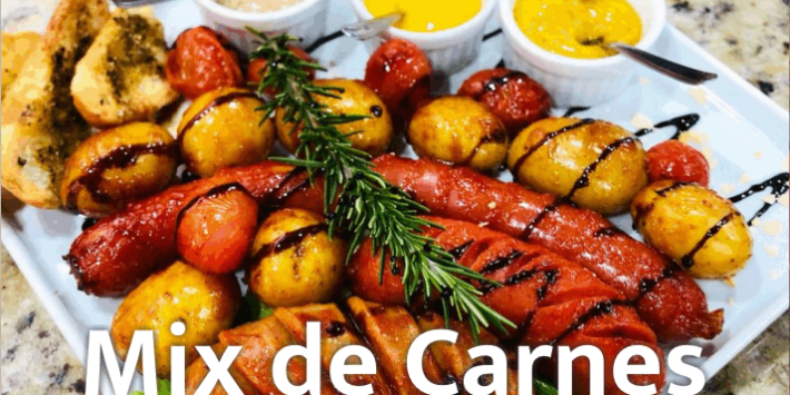 Bier Garten – Mix de carnes alemãs + 2 chopps nacionais 300ml (serve duas pessoas) – TOP OFERTAS