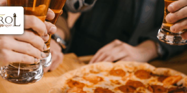 Cervejaria Farol – Combo: 1 pizza + 2 chopes pilsen de 300ml – TOP OFERTAS