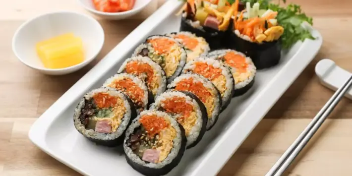 Andesu Culinária Coreana – Gimbap de R$35,00 por R$31,50 – Top Ofertas